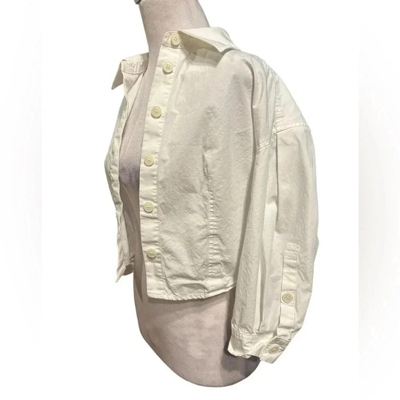 3.1 Phillip Lim long sleeve crop top size 4 - Picture 4 of 10